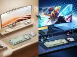 Royal Kludge R98Pro Phantom Hot-Swappable Геймърска механична клавиатура с RK Linear Cream суичове