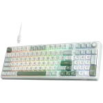 Royal Kludge R98Pro Phantom Hot-Swappable Геймърска механична клавиатура с RK Linear Cream суичове