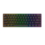 Royal Kludge RK61 White Hot-Swappable Безжична геймърска механична клавиатура с RK Red суичове