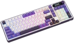 Royal Kludge S98 Blackberry Mousse Hot-Swappable Безжична геймърска механична клавиатура с RK Chartreuse суичове