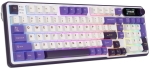 Royal Kludge S98 Blackberry Mousse Hot-Swappable Безжична геймърска механична клавиатура с RK Chartreuse суичове