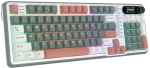 Royal Kludge S98 Blackberry Mousse Hot-Swappable Безжична геймърска механична клавиатура с RK Chartreuse суичове