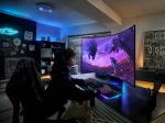 Samsung Odyssey Ark 55 VA, 165Hz, 1ms, UHD 4K (3840 x 2160), FreeSync Premium Pro, DisplayHDR10, 1000R Curved Извит геймърски монитор