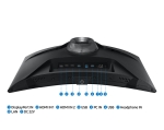 Samsung Odyssey G65B G6 LS32BG650EUXEN 32'' VA, 240Hz, 1ms,  WQHD (2560 x 1440), AMD FreeSync Premium Pro, VESA DisplayHDR 600 Извит геймърски монитор