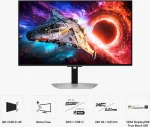 Samsung Odyssey G8 LS32HG800SU 32" QD-OLED, 240Hz, 0.03ms, 4K UHD (3840 x 2160), VESA DisplayHDR True Black 500, AMD FreeSync Premium Pro Геймърски монитор