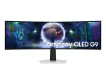 Samsung Odyssey G9 GAMING LS49CG934, 49 OLED, 240Hz, 0.03 ms, 329 DQHD (5120 x 1440), FreeSync Premium Pro, HDR10+ Gaming, 1800R Curved Извит геймърски монитор