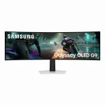 Samsung Odyssey G91SD, 49" OLED, 144Hz, 0.03 ms, 32:9 DQHD (5120 x 1440), FreeSync Premium Pro, DisplayHDR True Black 400, 1800R Curved Извит геймърски монитор