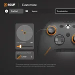 SCUF Valor Pro Wireless White Безжичен геймърски контролер за XBOX и PC
