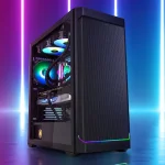 Sharkoon AK4W RGB Strip Black Компютърна кутия