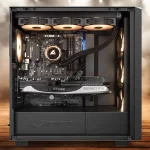 Sharkoon Rebel C70G RGB Black / Wood Компютърна кутия