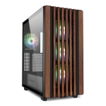 Sharkoon Rebel C70G RGB Black / Wood Компютърна кутия