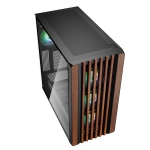 Sharkoon Rebel C70G RGB Black / Wood Компютърна кутия