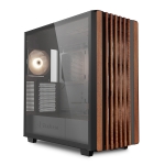 Sharkoon Rebel C70G RGB Black / Wood Компютърна кутия
