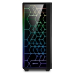 Sharkoon RGB LIT 100 Black Компютърна кутия