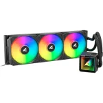 Sharkoon S100 ARGB Black 360mm AIO Воден охладител за процесор