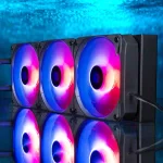 Sharkoon S100 ARGB Black 360mm AIO Воден охладител за процесор