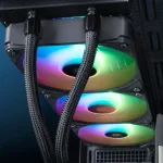 Sharkoon S100 ARGB Black 360mm AIO Воден охладител за процесор