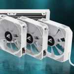 Sharkoon S100 ARGB Black 360mm AIO Воден охладител за процесор