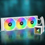 Sharkoon S100 ARGB Black 360mm AIO Воден охладител за процесор