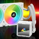 Sharkoon S60 ARGB Black 360mm AIO Воден охладител за процесор
