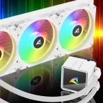 Sharkoon S60 ARGB Black 360mm AIO Воден охладител за процесор
