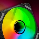 Sharkoon SHARK Mirror PWM 120mm RGB White Вентилатор