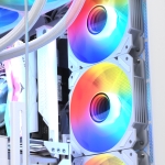 Sharkoon SHARK Mirror PWM 120mm RGB White Вентилатор