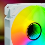 Sharkoon SHARK Mirror PWM 120mm RGB White Вентилатор