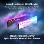 Silicon Power XPOWER Storm RGB Gray 32GB (2x16), DDR5, 6400 MHz, CL32, AMD EXPO & Intel XMP Рам памет