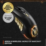 SteelSeries Aerox 9 World of Warcraft Edition Безжична геймърска оптична мишка