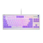 SteelSeries Apex 3 TKL Amethyst UK Layout Геймърска клавиатура със SteelSeries Whisper-Quiet суичове