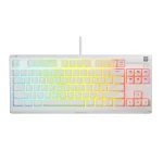 SteelSeries Apex 3 TKL White Геймърска клавиатура със SteelSeries Whisper-Quiet суичове