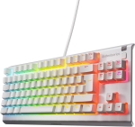 SteelSeries Apex 3 TKL White UK Layout Геймърска клавиатура със SteelSeries Whisper-Quiet суичове