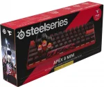 SteelSeries Apex 9 Mini US Faze Clan Edition Геймърска механична клавиатура с OptiPoint регулируеми суичове