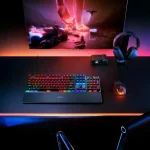 SteelSeries Apex Pro Gen 3 US Layout Black Геймърска механична клавиатура с OmniPoint 3.0 регулируеми суичове