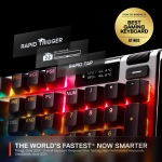 SteelSeries Apex Pro Gen 3 US Layout Black Геймърска механична клавиатура с OmniPoint 3.0 регулируеми суичове