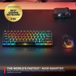 SteelSeries Apex Pro Mini Gen 3 UK Layout Black Геймърска механична клавиатура с OmniPoint 3.0 регулируеми суичове