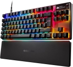 SteelSeries Apex Pro TKL Gen 3 UK Layout White Геймърска механична клавиатура с OmniPoint 3.0 регулируеми суичове