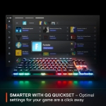 SteelSeries Apex Pro TKL Gen 3 US Layout Black Геймърска механична клавиатура с OmniPoint 3.0 регулируеми суичове