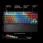 SteelSeries Apex Pro TKL Gen 3 US Layout Black Геймърска механична клавиатура с OmniPoint 3.0 регулируеми суичове