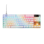 SteelSeries Apex Pro TKL Gen 3 US Layout Black Геймърска механична клавиатура с OmniPoint 3.0 регулируеми суичове