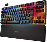 SteelSeries Apex Pro TKL Wireless Gen 3 UK Layout Black Безжична геймърска механична клавиатура с OmniPoint 3.0 регулируеми суичове