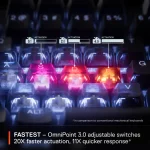 SteelSeries Apex Pro TKL Wireless Gen 3 US Layout Black Безжична геймърска механична клавиатура с OmniPoint 3.0 регулируеми суичове