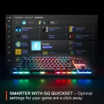 SteelSeries Apex Pro TKL Wireless Gen 3 US Layout Black Безжична геймърска механична клавиатура с OmniPoint 3.0 регулируеми суичове