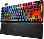 SteelSeries Apex Pro TKL Wireless Gen 3 US Layout Black Безжична геймърска механична клавиатура с OmniPoint 3.0 регулируеми суичове