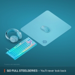 SteelSeries QcK - Large Aqua Геймърски пад за мишка