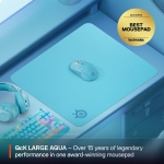 SteelSeries QcK - Large Aqua Геймърски пад за мишка