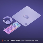 SteelSeries QcK - Large Lavender Геймърски пад за мишка