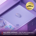 SteelSeries QcK - Large Lavender Геймърски пад за мишка