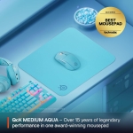 SteelSeries QcK - Medium Aqua Геймърски пад за мишка